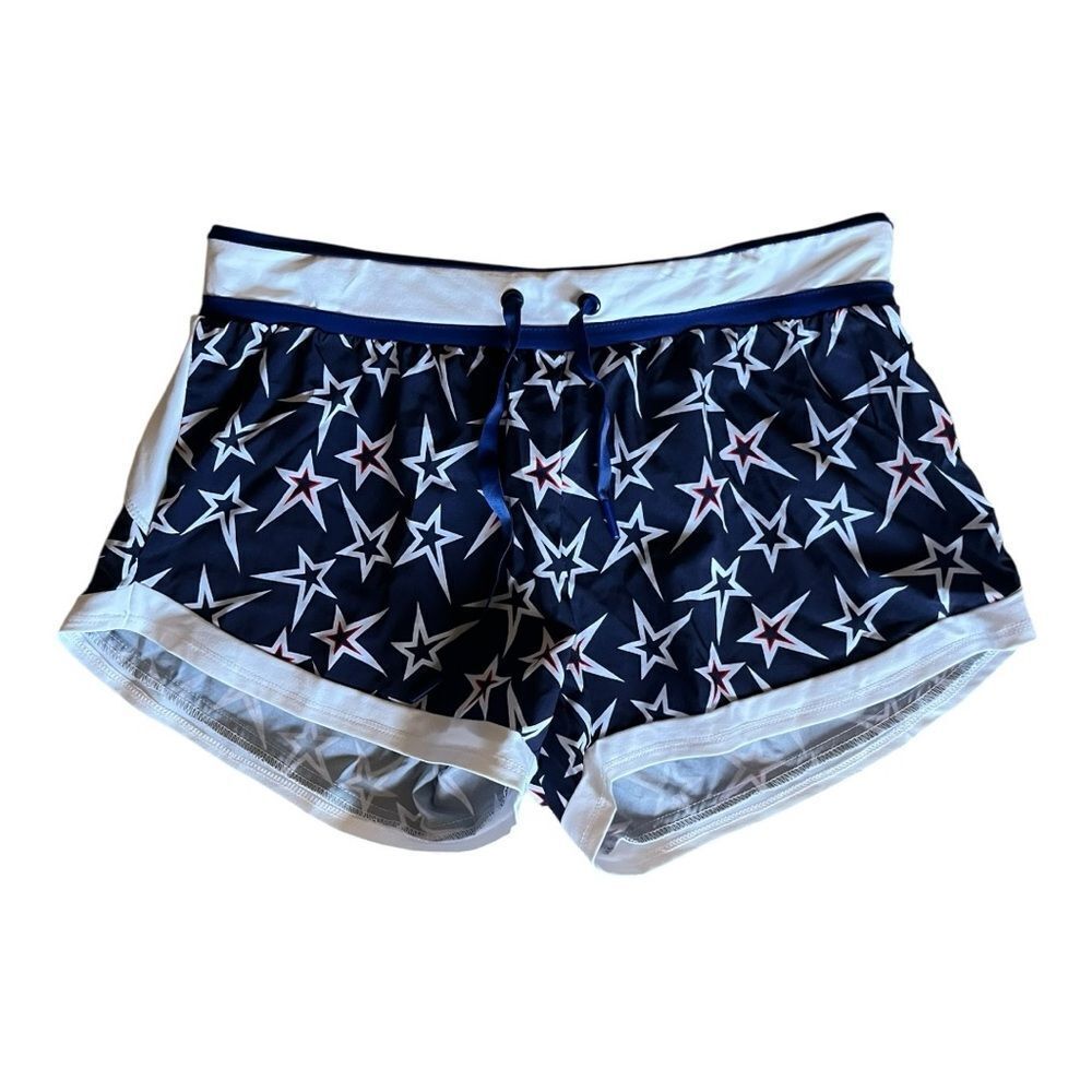 NWT- Fabletics Riho Short Women's Star Patterned Navy Shorts - Picture 2 of 5
